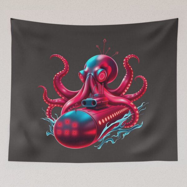 Item preview, Ferocious Octopus designed and sold by GOODLOOKING10.
