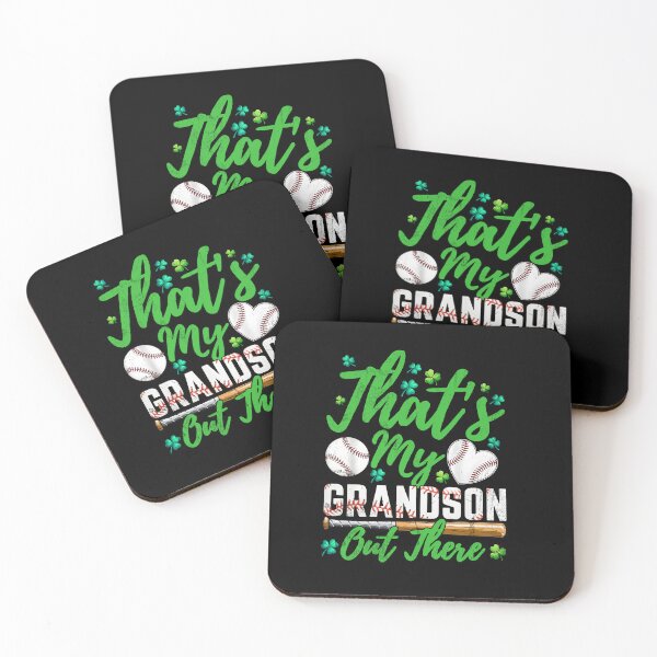 Item preview, That’s My Grandson Out There Baseball Patrick's Day Shirt designed and sold by KIROSALS.