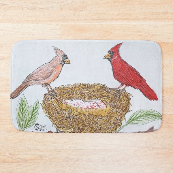 Item preview, Cardinals at the Nest  designed and sold by Matt Starr Fine Art .