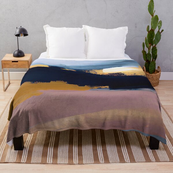Item preview, Aqua, Pink-Mauve, And Golden Hues Sunset Abstract designed and sold by DEC02.