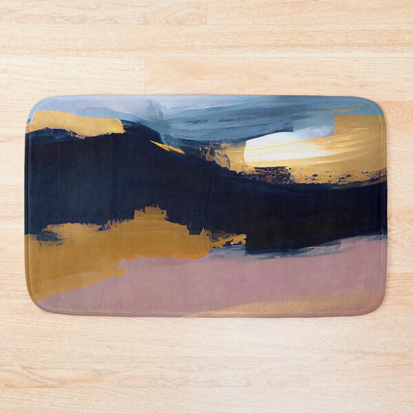 Item preview, Aqua, Pink-Mauve, And Golden Hues Sunset Abstract designed and sold by DEC02.