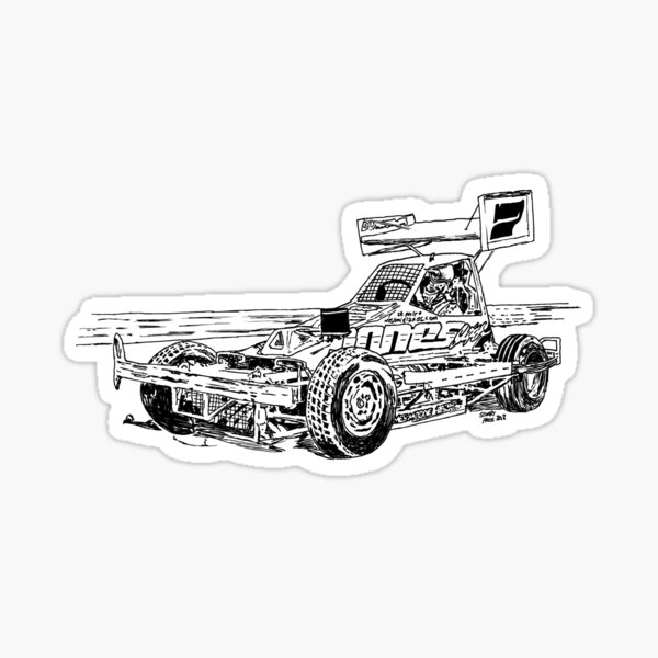 Gordon Moodie Plain Drawing Sticker