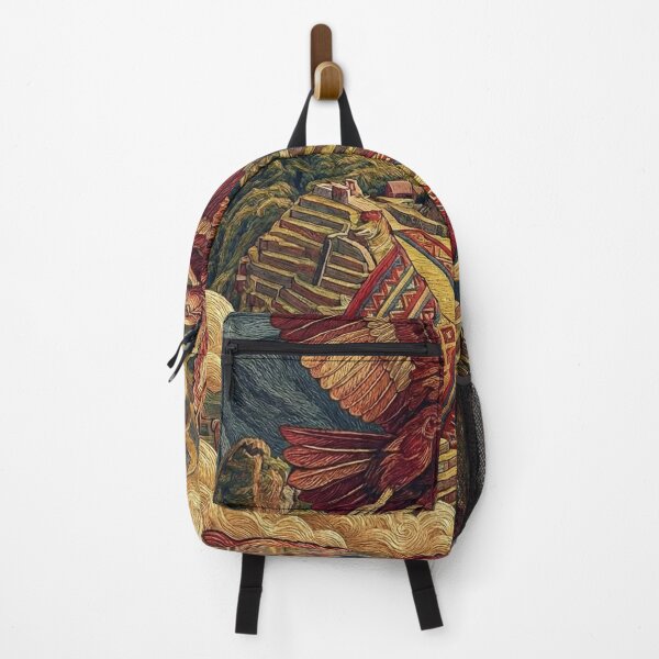 Item preview, Textured Andean Landscape: Condor, Llamas and Inca Ruins designed and sold by HANANTI.