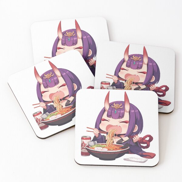 Item preview, Shuten Douji Fate Grand Order Chibi Ramen Horns Kawaii Sparkles designed and sold by mildaclairmo.