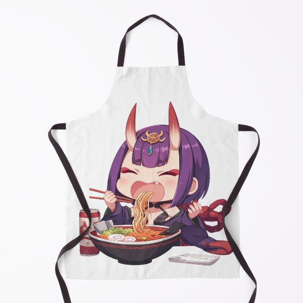 Item preview, Shuten Douji Fate Grand Order Chibi Ramen Horns Kawaii Sparkles designed and sold by mildaclairmo.