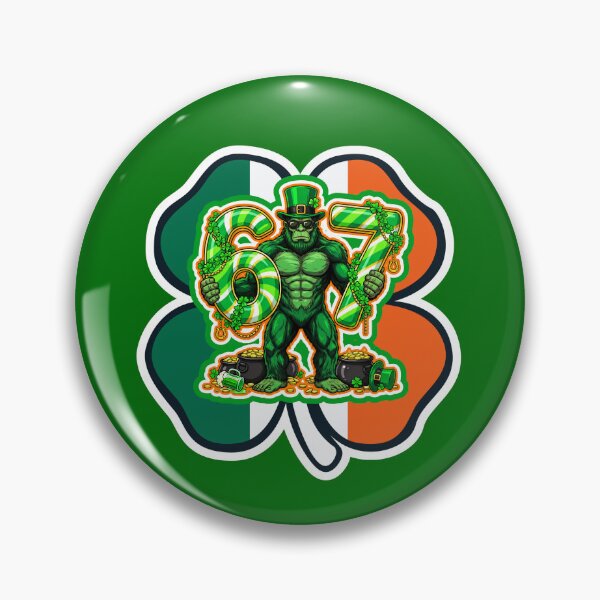 Artikelvorschau, 67. St. Patrick's Day Bigfoot entworfen und verkauft von WoodburyLake.