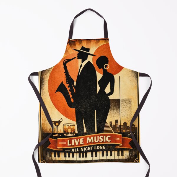 Item preview, Jazz After Dark Silhouette designed and sold by SteadyRolling.