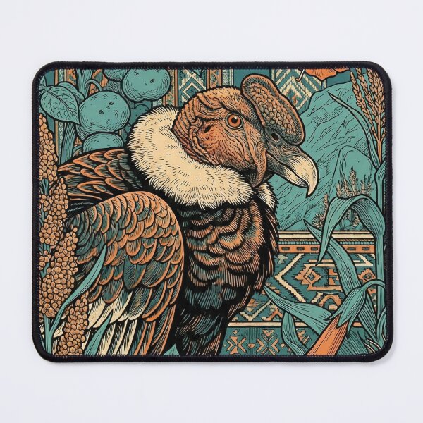Item preview, Majestic Andean Condor Among Flowers and Native Corn designed and sold by HANANTI.