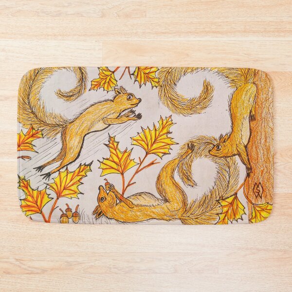 Item preview, Squirrels Scurry for Nuts designed and sold by Matt Starr Fine Art .