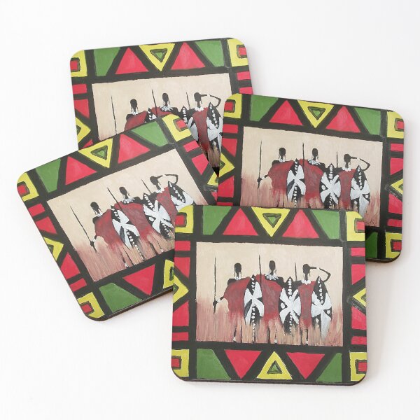 Item preview, Maasai Tribal Warriors designed and sold by Alpha Omega Shop.