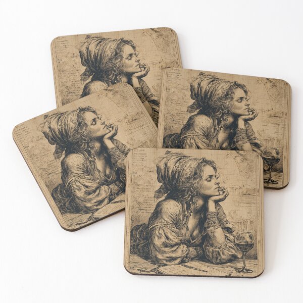 Item preview, Intoxicated by You | Romantic Wine Art designed and sold by CodeDistilled.