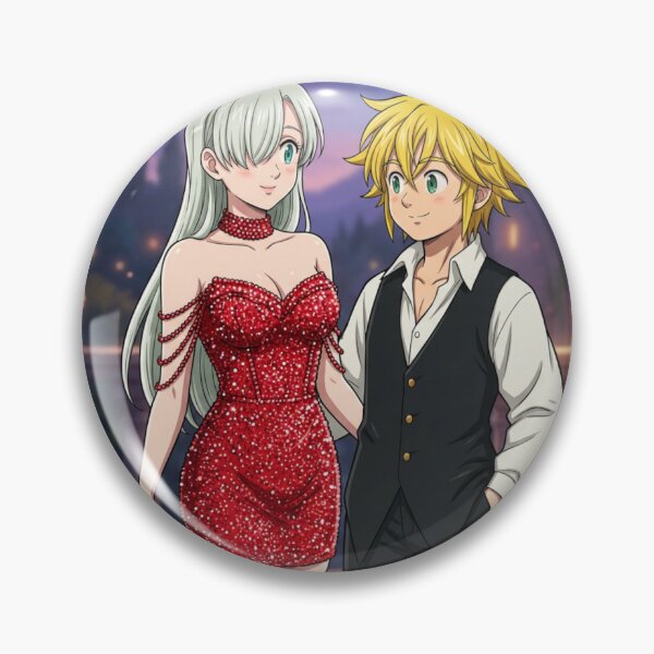 Item preview, Elizabeth and Meliodas designed and sold by Solace Sparkles.