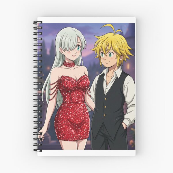 Item preview, Elizabeth and Meliodas designed and sold by Solace Sparkles.