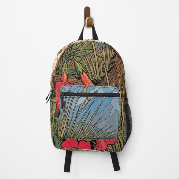 Item preview, Comic-style illustration of a llama in the Andes designed and sold by HANANTI.