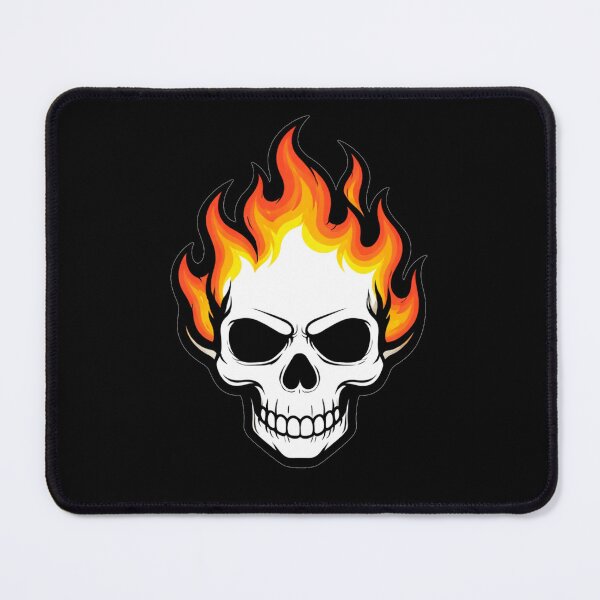 Item preview, Flaming Skull designed and sold by TrendPixie.