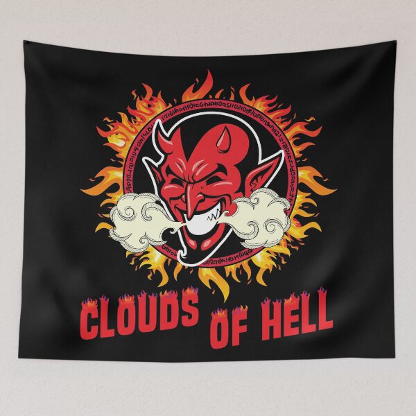 Item preview, Vaping Devil - Clouds Of Hell designed and sold by anziehend.