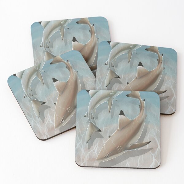 Item preview, Blacktip Reef Sharks designed and sold by JeMiChi Art.