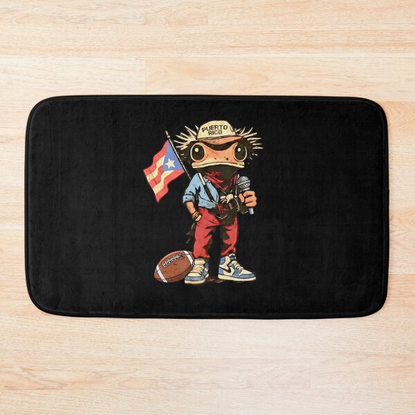 Item preview, Puerto Rico Coqui Frog Funny Football T-Shirt designed and sold by CcConsultingS.
