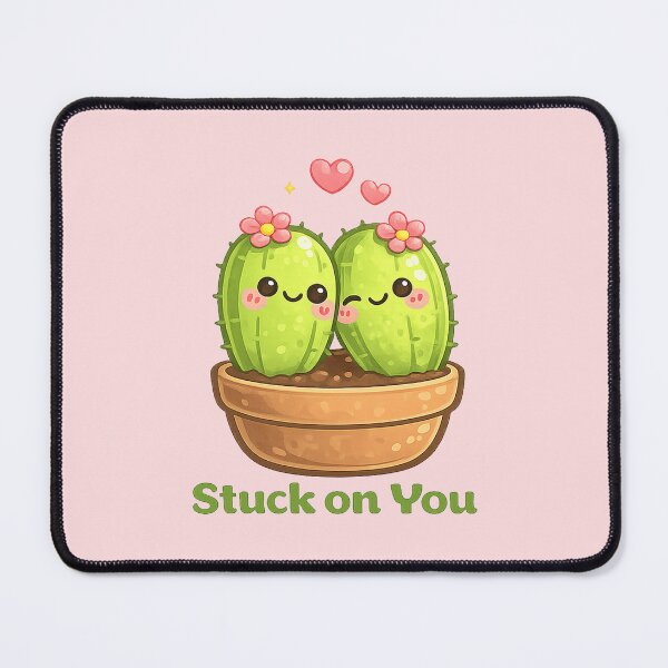 Item preview, Cute Cactus Couple — Stuck on You designed and sold by DreamMachine69.
