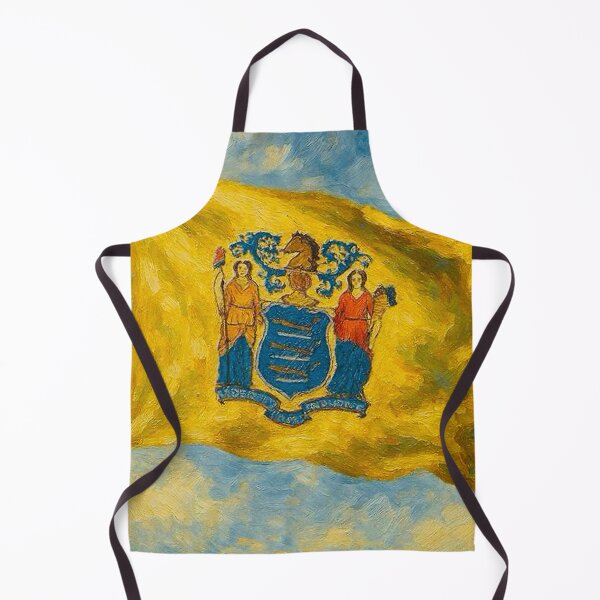 Item preview, New Jersey State Flag designed and sold by TinCatOutPost.