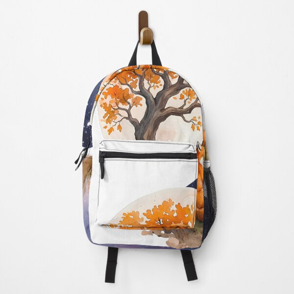 Item preview, Fox and Autumn Tree Yin Yang Wall Art Watercolor designed and sold by shopcanva.