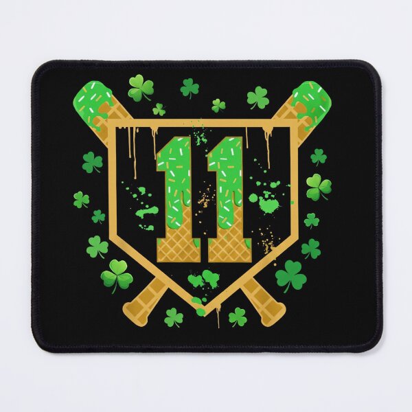 Item preview, 11th Birthday Baseball Shamrock Shirt designed and sold by KIROSALS.