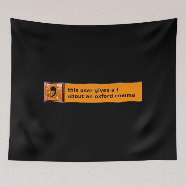 Item preview, Who Cares About Oxford Comma designed and sold by thccelcdjhw5.