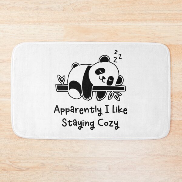 Item preview, Apparently I Like Staying Cozy Funny Relaxed Panda Bear Nap Lover designed and sold by gunaone-design.