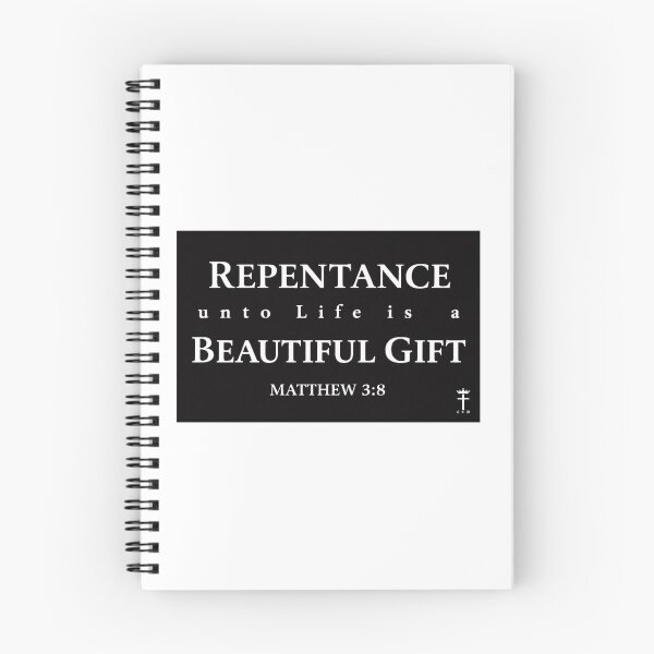 Item preview, repentance unto life is a beautiful gift matthew 3:8 designed and sold by OCD_JESSICA.