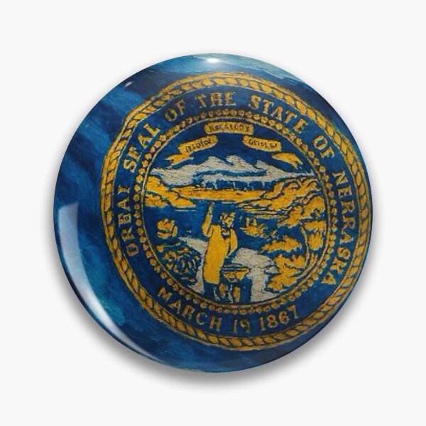 Item preview, Nebraska State Flag designed and sold by TinCatOutPost.