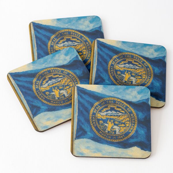 Item preview, Nebraska State Flag designed and sold by TinCatOutPost.