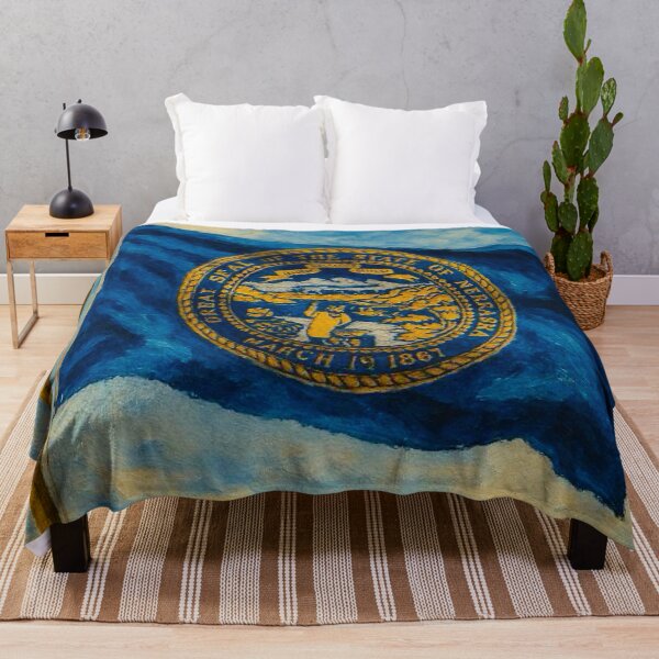 Item preview, Nebraska State Flag designed and sold by TinCatOutPost.