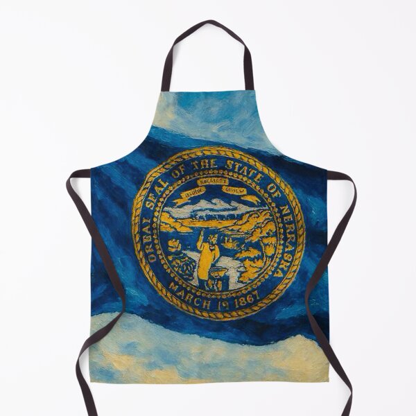 Item preview, Nebraska State Flag designed and sold by TinCatOutPost.