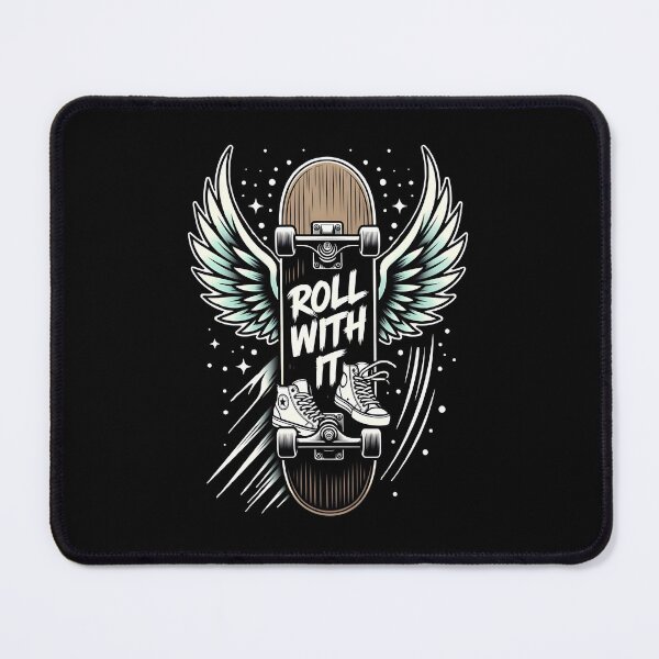 Item preview, Roll With It  Skateboard Wings  designed and sold by Dazzle-Sizzle.