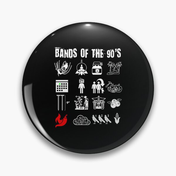 Item preview, Funny Nerdy Iconic Alternative Rock Bands Of The 90S  designed and sold by ShelleyEaston.