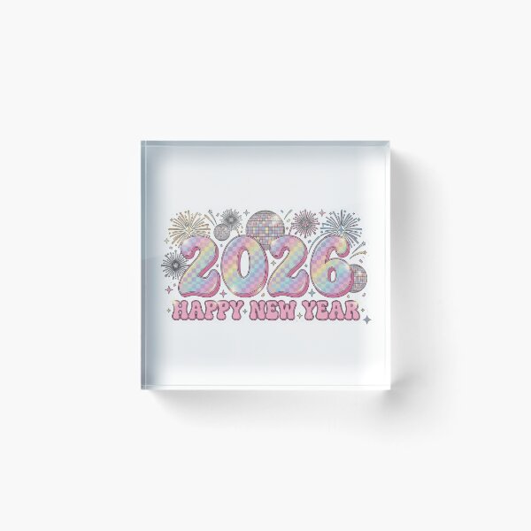Item preview, Happy New Year 2026 Neon Light Glow Cyberpunk designed and sold by ArtzyFlow.