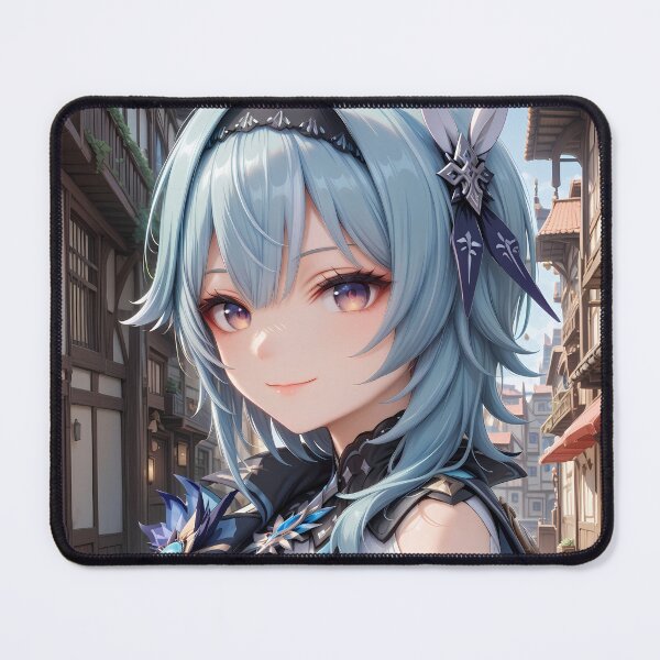 Item preview, Eula Genshin Impact Side View Stroll On City Street designed and sold by mildaclairmo.