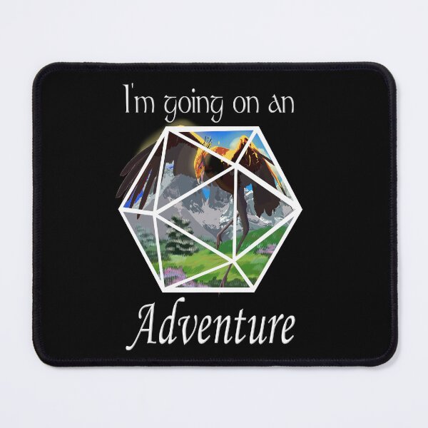Item preview, I'm Going on an Adventure White Text Phoenix designed and sold by Ivorycrow.