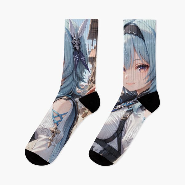 Item preview, Eula Genshin Impact Side View Stroll On City Street designed and sold by mildaclairmo.
