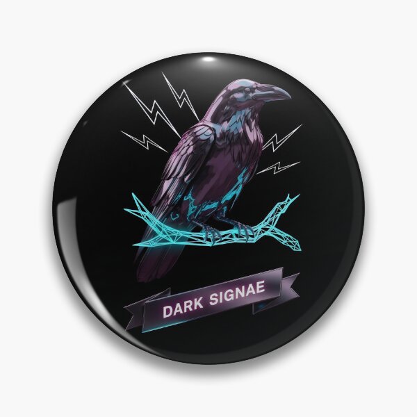 Item preview, Cyberpunk Raven Art – Dark Signae, Digital Crow Futuristic Glitch Tech Bird Design designed and sold by Luminari Creations.