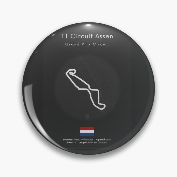 Item preview, Assen Racing Circuit Layout Wall Art designed and sold by shopcanva.