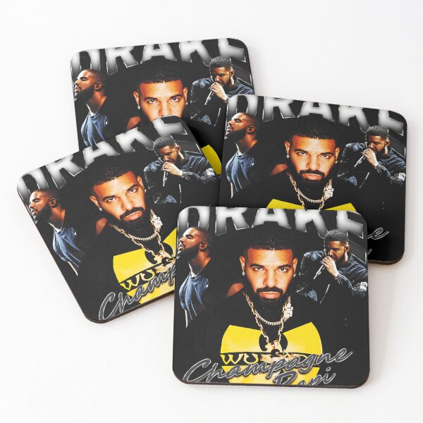 Aperçu de l'œuvre Drake Champagne Papi Collage créée et vendue par Barossi ⭐⭐⭐⭐⭐.