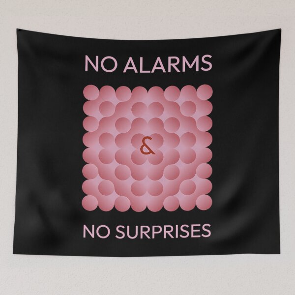 Item preview, No Alarmss No Surprisess Pinks And Reds designed and sold by Chandio.