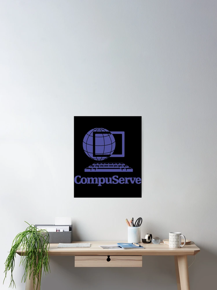 Imagen 2 de 3, Póster con la obra Compuserve, diseñada y vendida por Rajzone.