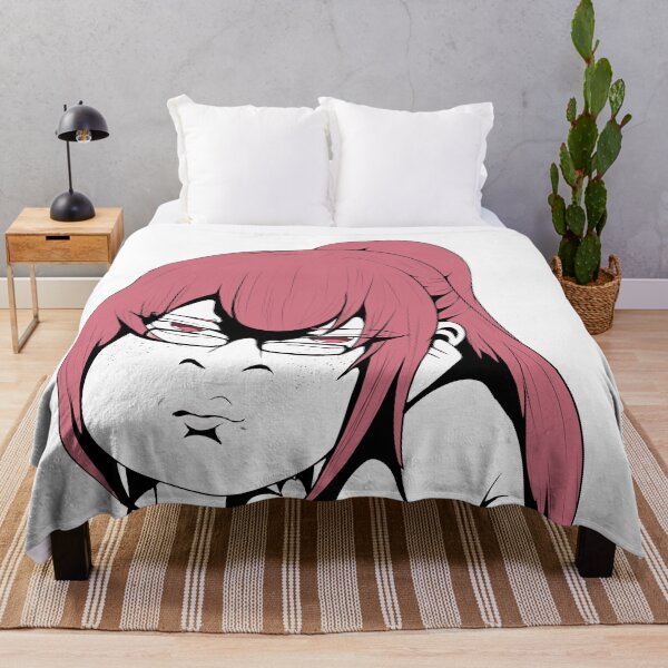 Item preview, Pouty Nerd Girl – Cute Angry Anime Sticker designed and sold by kiurfi.
