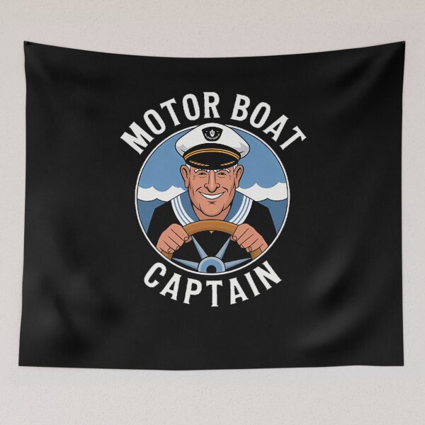 Item preview, Humour Sarcasm Motor Boat Captain designed and sold by Onshop2020.