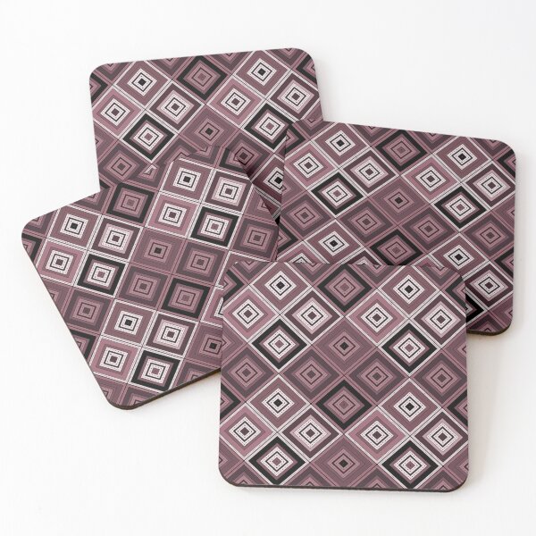 Item preview, Geometry ethnic patchwork brown burgundy designed and sold by fuzzyfox.