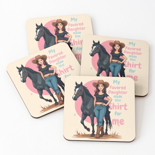 Item preview, My Favored Daughter Made This For Me - Funny Horse Lover Gift designed and sold by PriyaMagic.