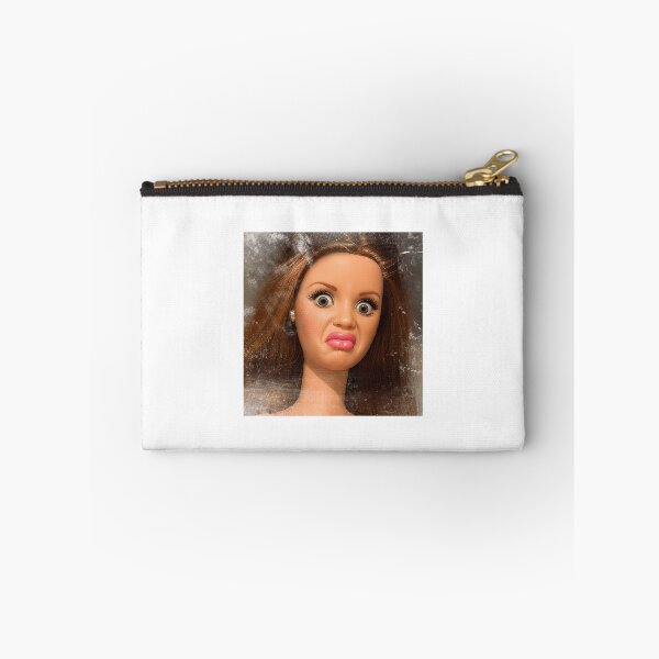 Item preview, Disgusted Doll Meme Face  Funny Retro Doll Reaction  designed and sold by JenniDammarell.