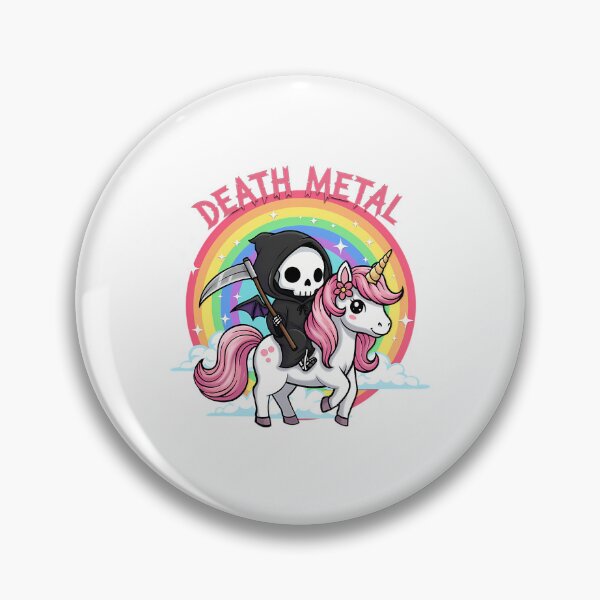 Item preview, Death Metal Unicorn Funny  designed and sold by JenniDammarell.